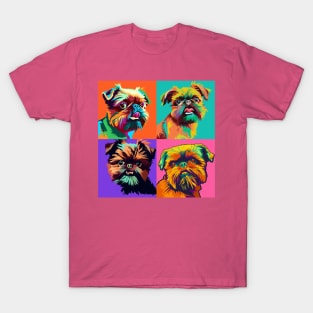 Brussels Griffon Pop Art - Dog Lover Gifts T-Shirt